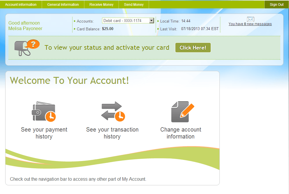 Featured image of post Payoneer Information - How can i track the status of my payment?