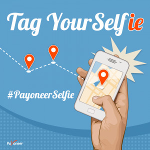 selfie banner square