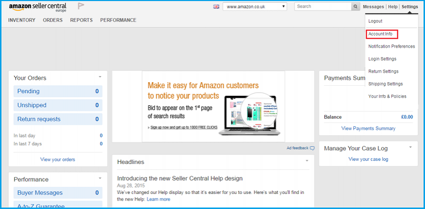 Amazon Seller Central Tips How To Receive Disbursements