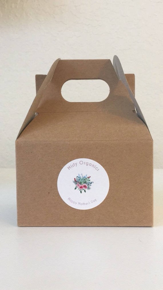 Misty Organics Mother's Day packaging