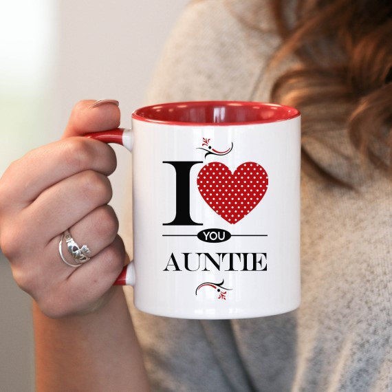 I heart Auntie mug from Etsy