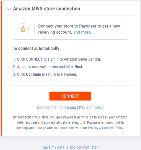 How To Add An Amazon Store To Store Manager - Payoneer Blog