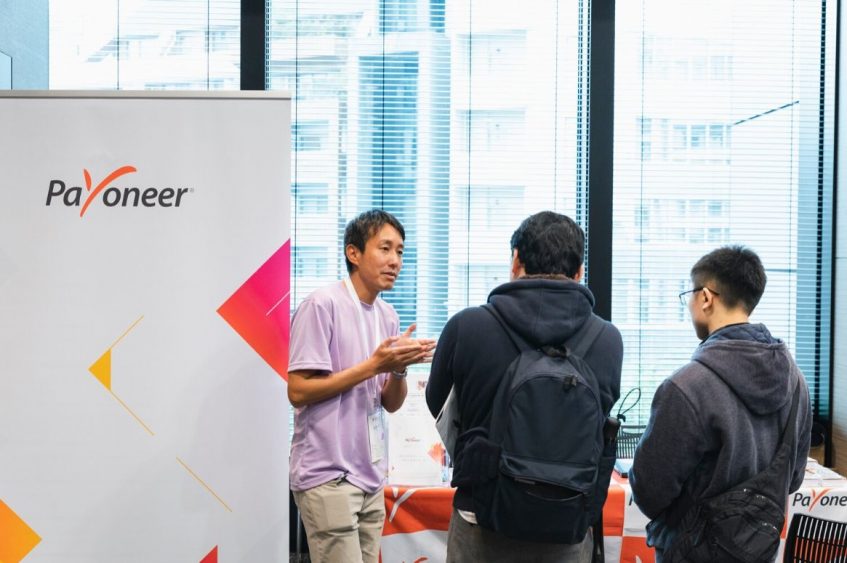 ペイオニアブースの様子 - Payoneer Forum Japan 2019