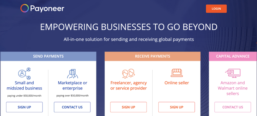 payoneer for businesses