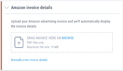 amazon invoice details