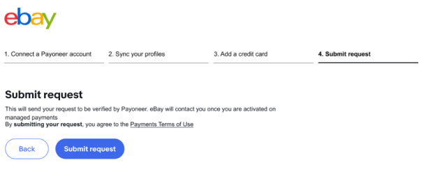 ebay submit request (ebay)
