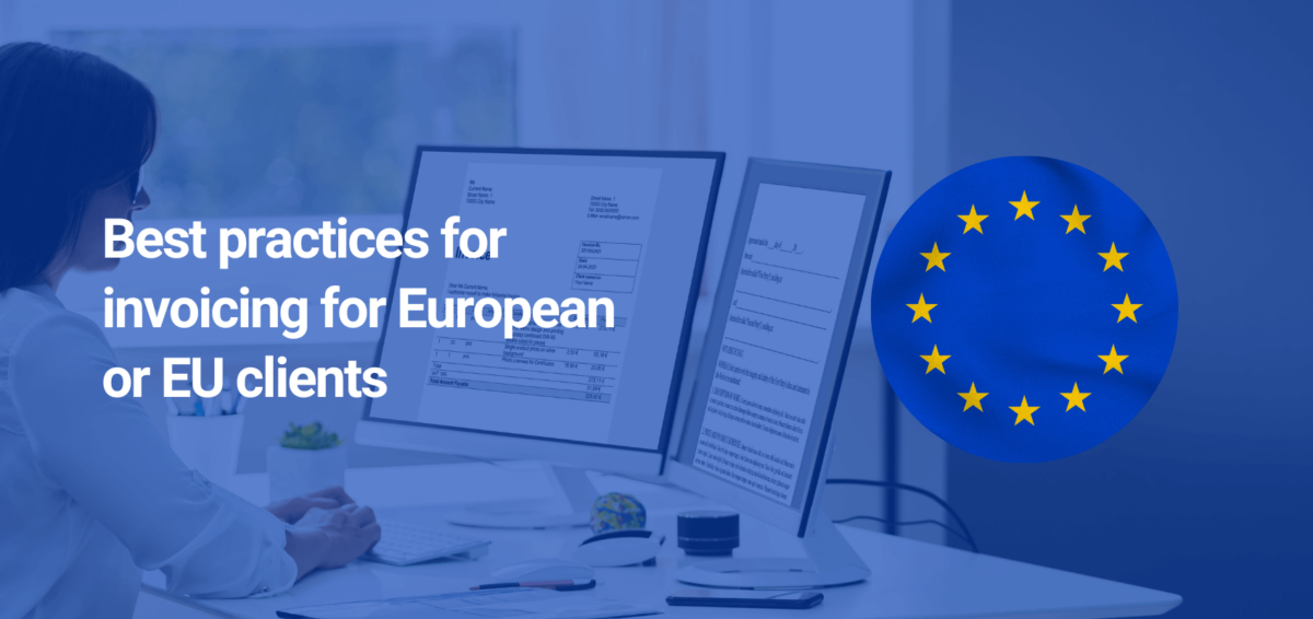 Header - Best practices for invoicing for European or EU clients