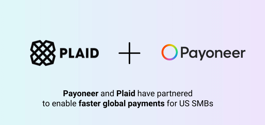 Header - Plaid & Payoneer